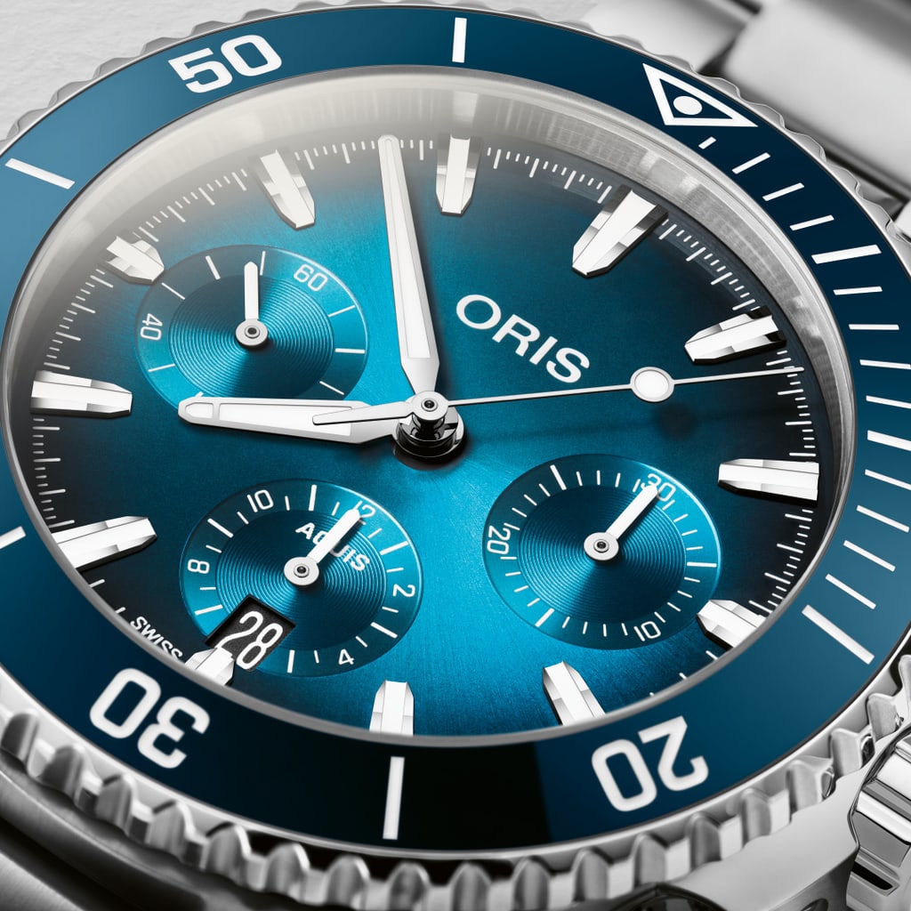 Oris Aquis Chronograph Automatic Watch 01 771 7793 4155-07 8 23 01PEB
