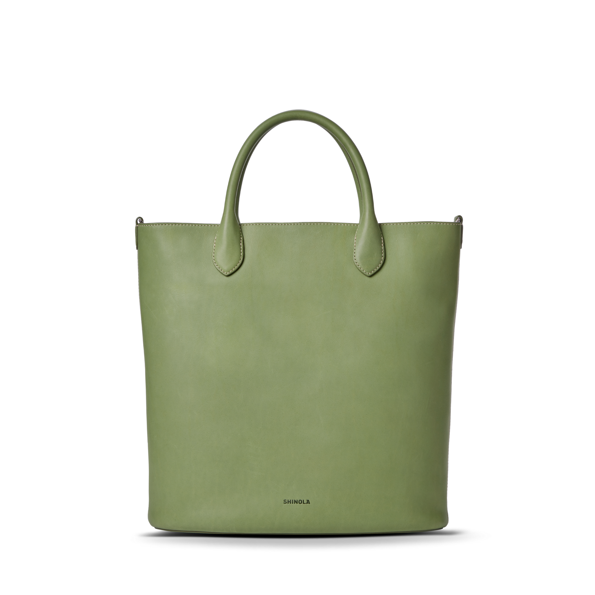 Shinola Leather 12 Hour Tote Bag S0320301989-1-Eucalyptus-OS-VNM