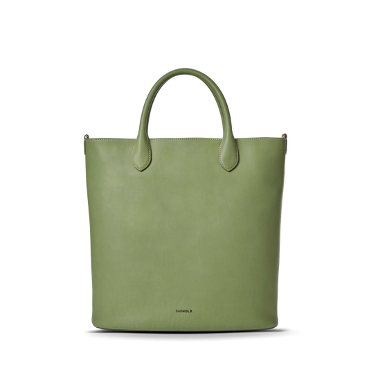 Shinola Leather 12 Hour Tote Bag S0320301989-1-Eucalyptus-OS-VNM