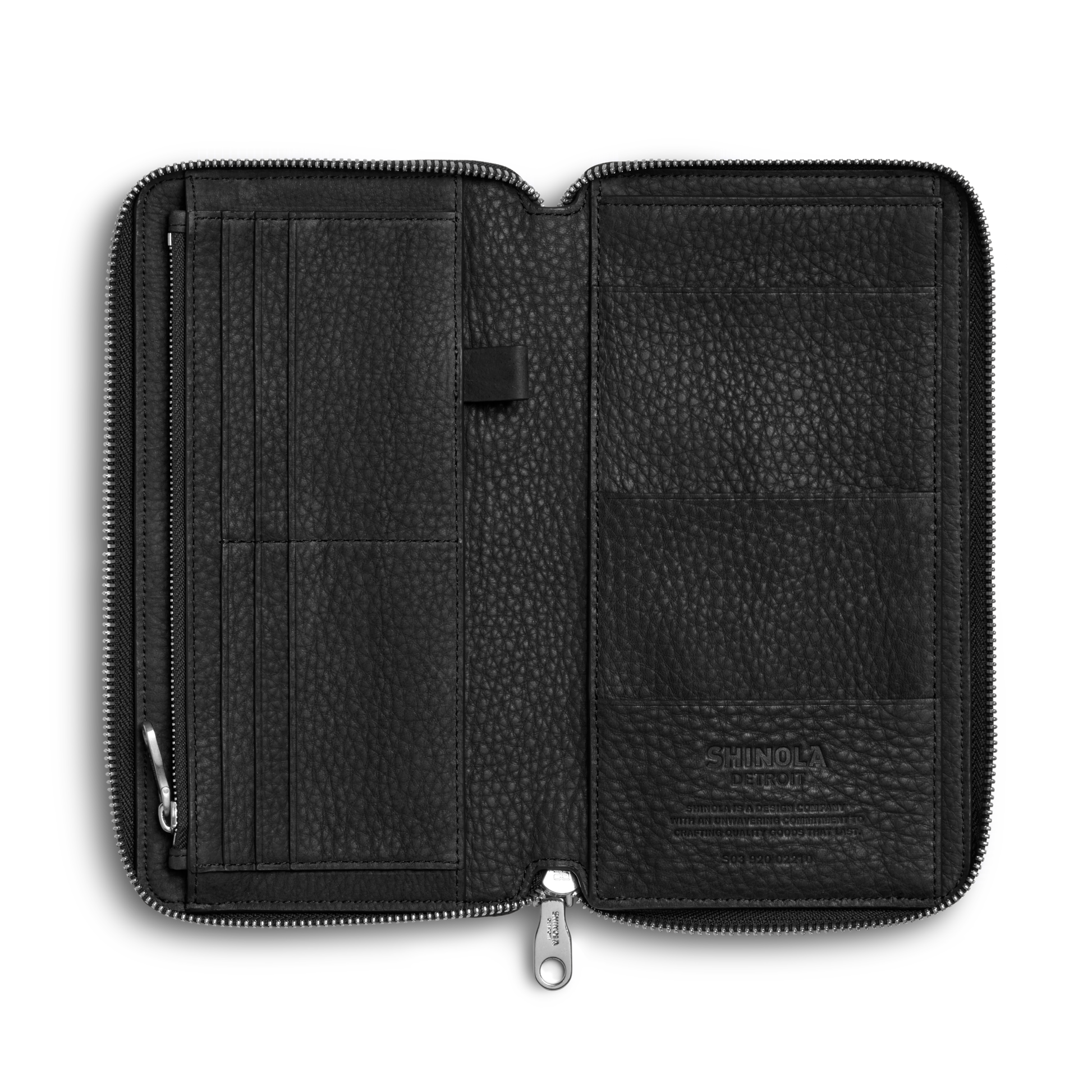 Shinola Leather Organizer Wallet S0320294880-1-Blk-OS-VNM