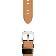 20mm Black Leather Watch Strap S1120296229-1-Blk-20\18-USA