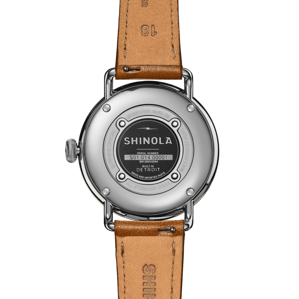 Shinola Canfield Watch 38mm S0120315244-1-WhtMOP-38-USA