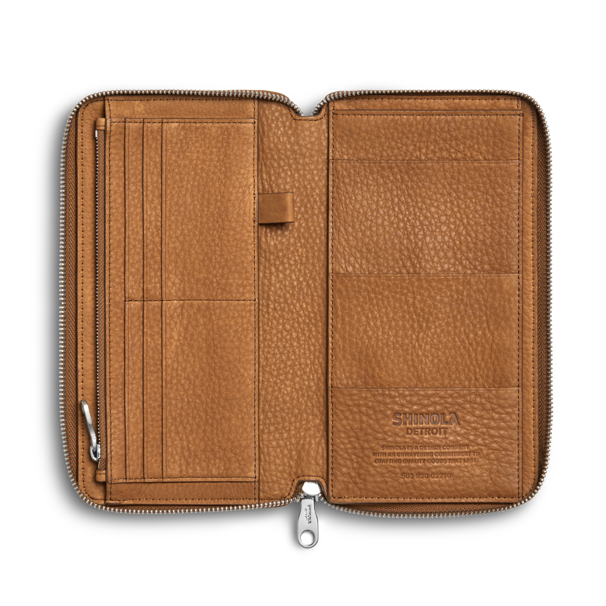 Shinola Leather Organizer Wallet S0320294880-1-Tan-OS-VNM