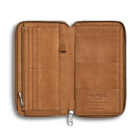 Shinola Leather Organizer Wallet S0320294880-1-Tan-OS-VNM