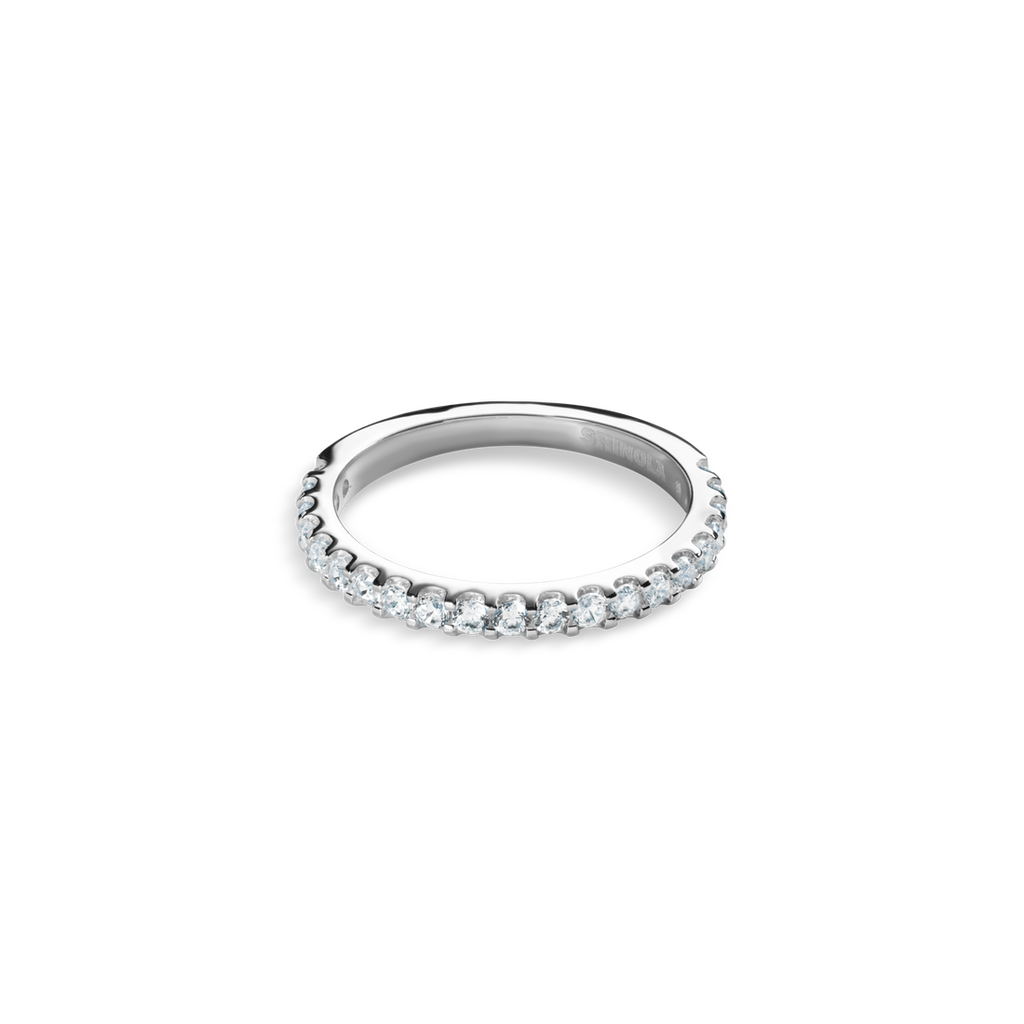 Shinola Jewelry 1/2 Carat Diamond Anniversary Ring S1820303982-C-14kWG-6-IND