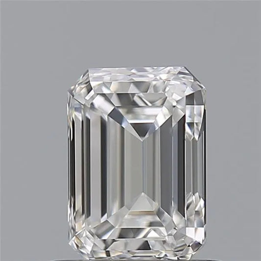 0.82ct Emerald Natural Diamond (Colour E, Clarity VVS2, GIA Certified)
