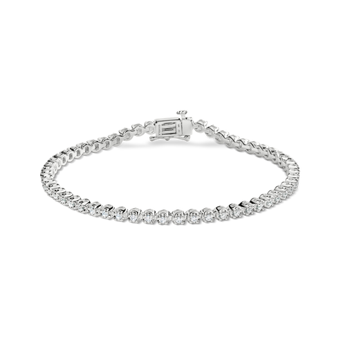 Shinola Jewelry 1 Carat Diamond Tennis Bracelet S1820303928-C-14kWG-OS-CHN