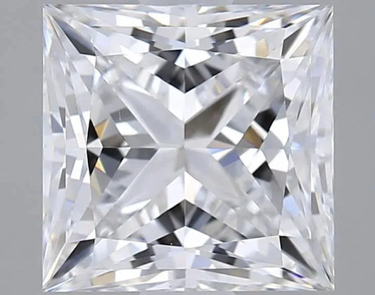 1.51ct Princess Lab Grown Diamond (Colour D, Clarity VVS2, IGI Certified)