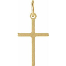 14K Yellow 15.5x10 mm Cross Pendant R16031:130027:P