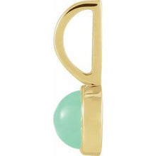 14K Yellow Natural Chrysoprase Charm/Pendant 88099:104:P