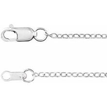 14K White  1.3 mm Cable 24