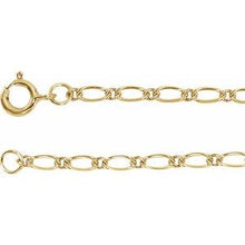 14K Yellow 1.5 mm Figaro 16