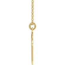 18K Yellow Gold-Plated Sterling Silver Cross 18
