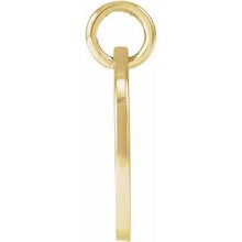 14K Yellow Script Initial E Pendant 88227:234:P