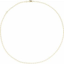 14K Yellow 1.5 mm Adjustable Figaro 16-18
