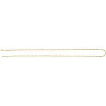 14K Yellow 2 mm Hollow Rope 22