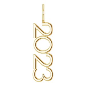 14K Yellow 2023 Year Charm/Pendant 87773:124:P