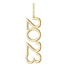 14K Yellow 2023 Year Charm/Pendant 87773:124:P