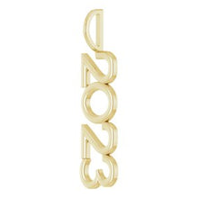 14K Yellow 2023 Year Charm/Pendant 87773:124:P