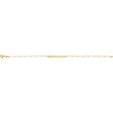 14K Yellow Engravable Bar 7