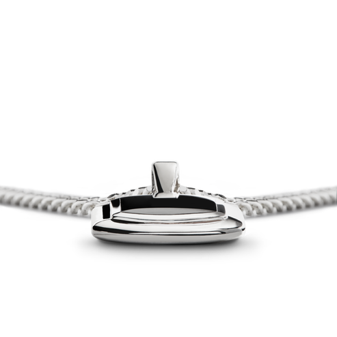 Shinola Jewelry Onyx Tag Necklace S1820304684-1-StrlngSil-OS-THA