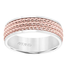 Low Dome Round Edge Carved Wedding Band 11-WV8728RW7-L.01