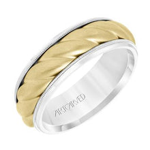 Low Dome Round Edge Carved Wedding Band 11-WV8729WY7-G.00-3.00