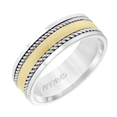 Low Dome Round Edge Carved Wedding Band 11-WV8731RW7-G.00