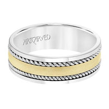 Low Dome Round Edge Carved Wedding Band 11-WV8731WY7-G.00-3.00