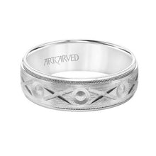 Low Dome Round Edge Carved Wedding Band 11-WV8877R7-G.00