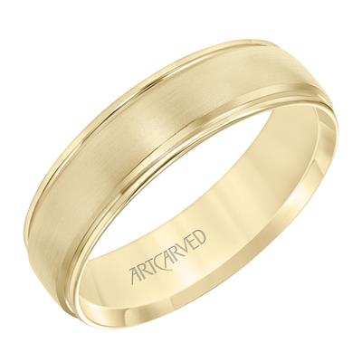 Low Dome Round Edge Carved Wedding Band 11-WV8899Y6-G.003.25