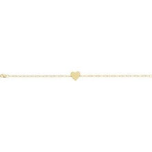 14K Yellow Engravable Heart 7