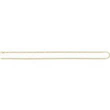 14K Yellow 2.35 mm Curb 18