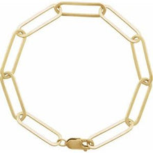 14K Yellow Gold-Filled 6.2 mm Paperclip-Style 7