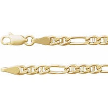 14K Yellow 3.95 mm Hollow Anchor 7