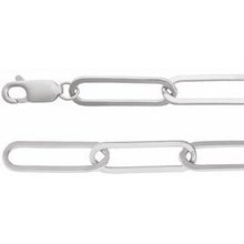 Sterling Silver 6.2 mm Paperclip-Style 7