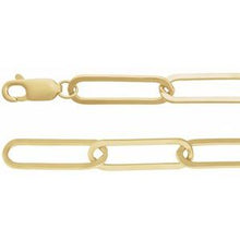 14K Yellow Gold-Filled 6.2 mm Paperclip-Style 7