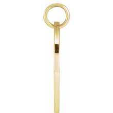 14K Yellow Snow Drop January Birth Flower Pendant 88529:136:P