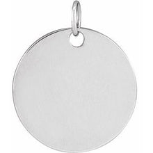 14K White Waterlily July Birth Flower Pendant 88529:140:P