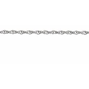 Sterling Silver 1.25 mm Rope Chain by the Inch