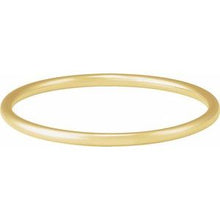 14K Yellow 4 mm Bangle 7 1/2