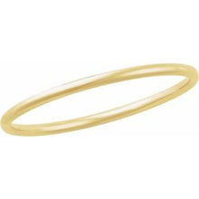 14K Yellow 4 mm Bangle 7 3/4