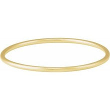 14K Yellow 3 mm Bangle 7 1/2