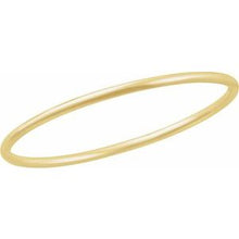 14K Yellow 3 mm Bangle 7 1/2