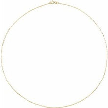 14K Yellow 1.25 mm Figaro 7