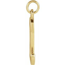 14K Yellow Petite Initial L Pendant 88516:153:P