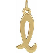 14K Yellow Petite Initial L Pendant 88516:153:P