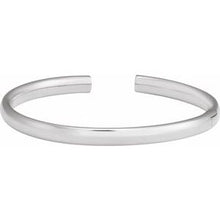 Sterling Silver 5 mm Hinged Cuff 7