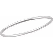 Sterling Silver 3 mm Bangle 7 1/2
