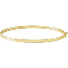 14K Yellow 2.85 mm Bangle 6 4/5